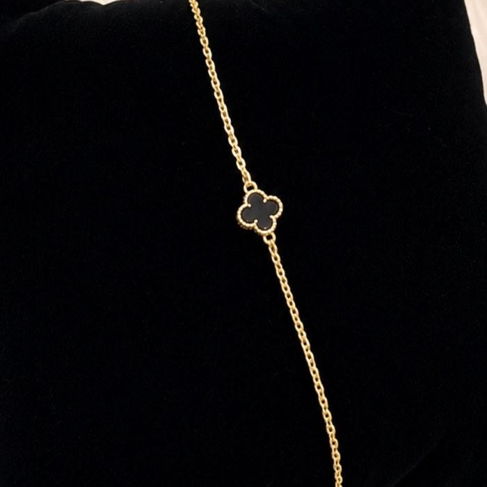 Pulseira Trevo Ônix